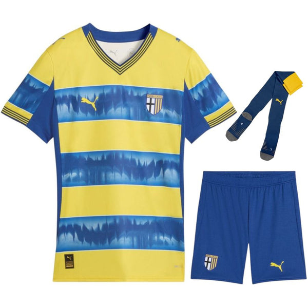 Maillot Parme Calcio 1913 2026 2027 Pas Cher Maillot Kit Enfant - 90+3 - Maillot de Foot Pas Cher