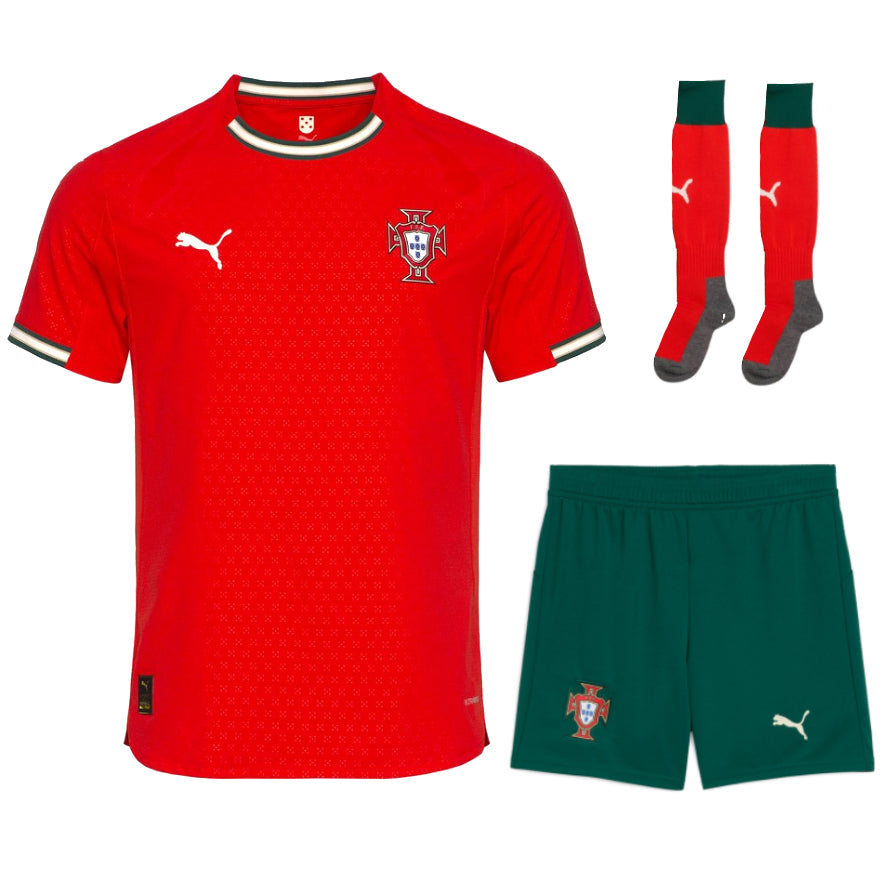 Maillot Portugal 2026 2027 Pas Cher Maillot Kit Enfant - 90+3 - Maillot de Foot Pas Cher