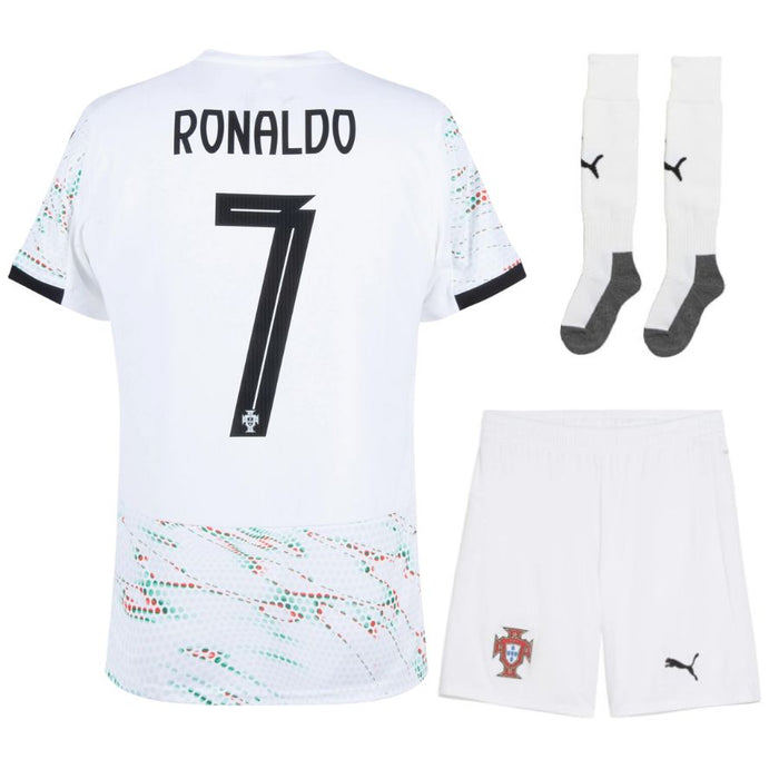 Kit Enfant Portugal Ronaldo 2026 2027 Pas Cher - 90+3 | Maillot de Foot Enfant Pas Cher 2026 2027