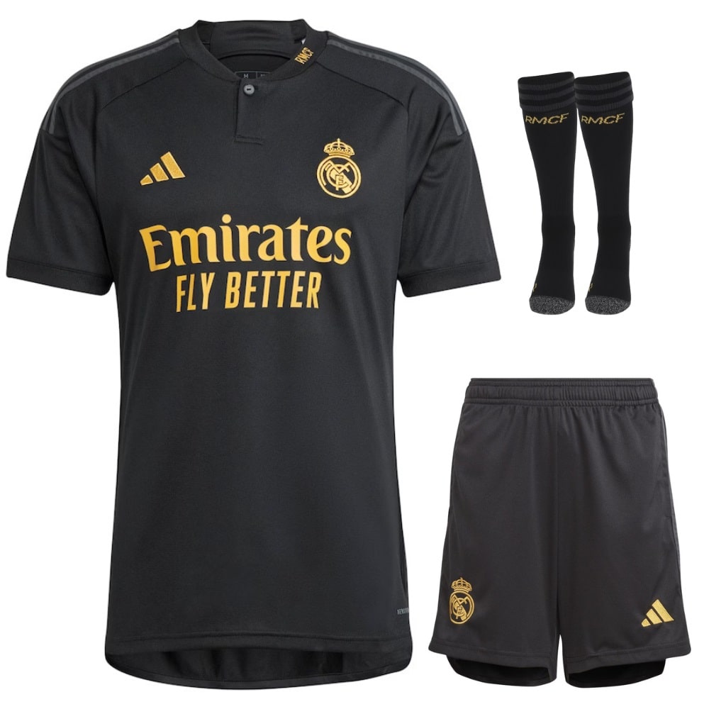 Maillot Real Madrid 2026 2027 Pas Cher Maillot Kit Enfant - 90+3 - Maillot de Foot Pas Cher