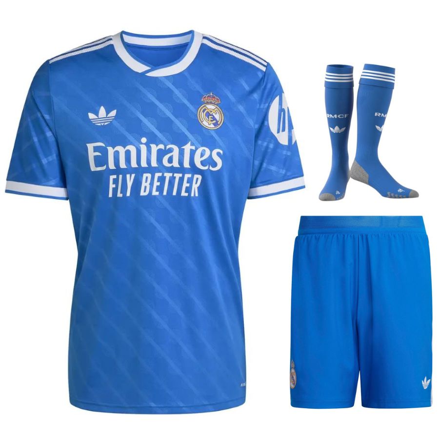 Maillot Real Madrid 2026 2027 Pas Cher Maillot Kit Enfant - 90+3 - Maillot de Foot Pas Cher
