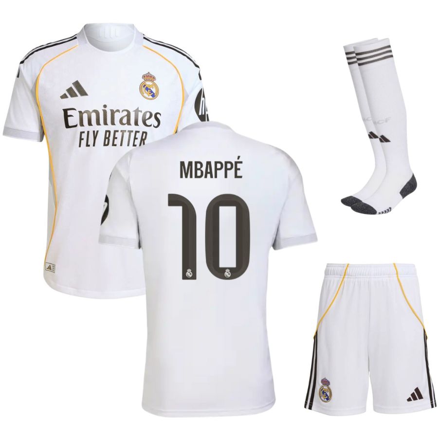 Maillot Mbappe Real Madrid 2026 2027 Pas Cher Maillot Kit Enfant - 90+3 - Maillot de Foot Pas Cher