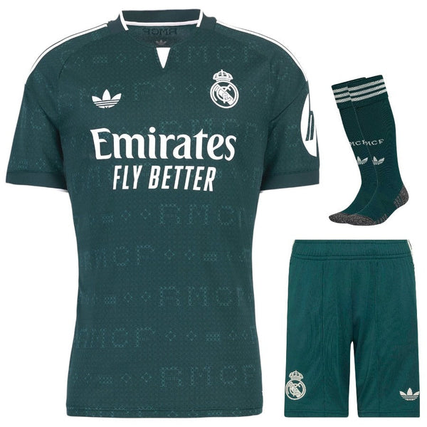 Maillot Real Madrid 2026 2027 Pas Cher Maillot Kit Enfant - 90+3 - Maillot de Foot Pas Cher