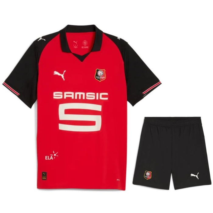 Kit Enfant Rennes 2026 2027 Pas Cher - 90+3 | Maillot de Foot Enfant Pas Cher 2026 2027