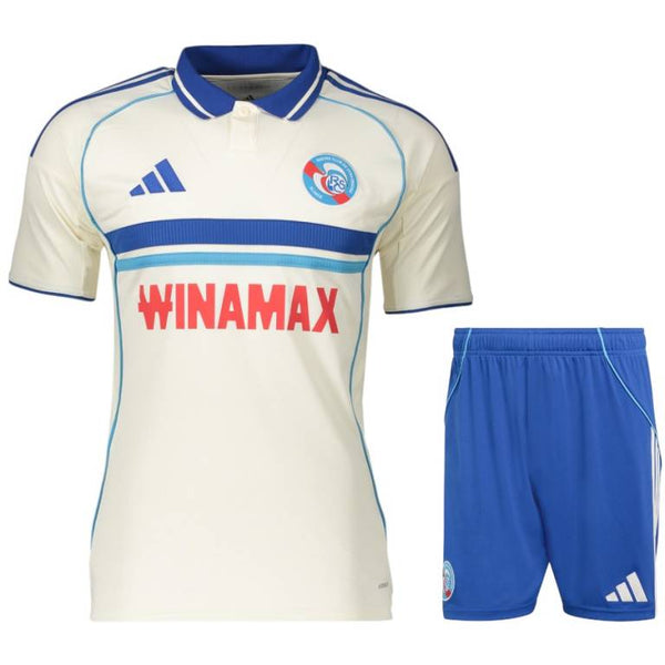 Maillot Strasbourg 2026 2027 Pas Cher Maillot Kit Enfant - 90+3 - Maillot de Foot Pas Cher