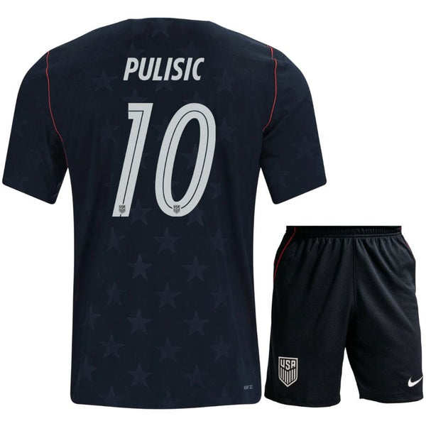 Maillot USA Pulisic Coupe du Monde 2026 2027 Pas Cher Maillot Kit Enfant - 90+3 - Maillot de Foot Pas Cher