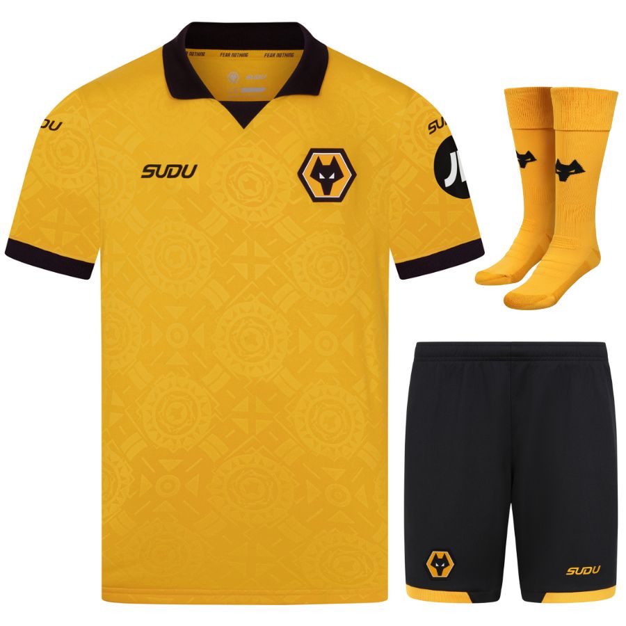 Maillot Wolverhampton 2026 2027 Pas Cher Maillot Kit Enfant - 90+3 - Maillot de Foot Pas Cher