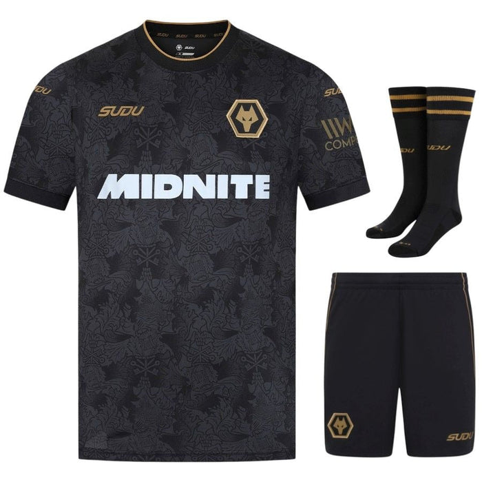 Kit Enfant Wolverhampton 2026 2027 Pas Cher - 90+3 | Maillot de Foot Enfant Pas Cher 2026 2027