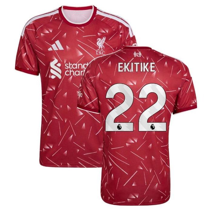 Maillot Liverpool Ekitike Domicile Homme 2026 2027 Pas Cher - 90+3 | Maillot de Foot Pas Cher 2026 2027