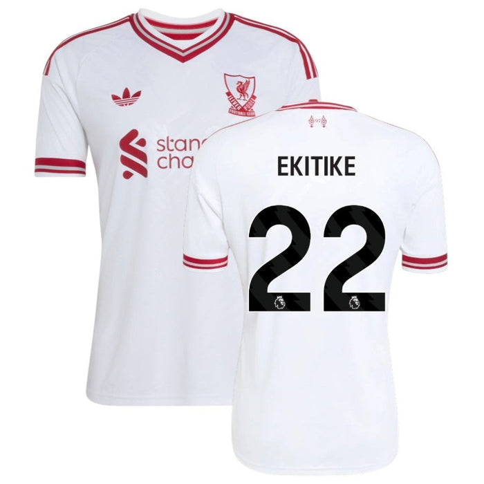 Maillot Liverpool Ekitike Extérieur Homme 2026 2027 Pas Cher - 90+3 | Maillot de Foot Pas Cher 2026 2027