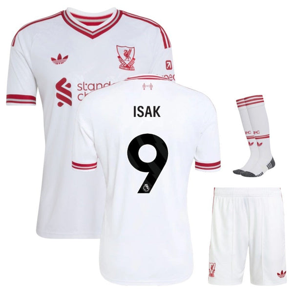 Maillot Liverpool Isak 2026 2027 Pas Cher Maillot Kit Enfant - 90+3 - Maillot de Foot Pas Cher