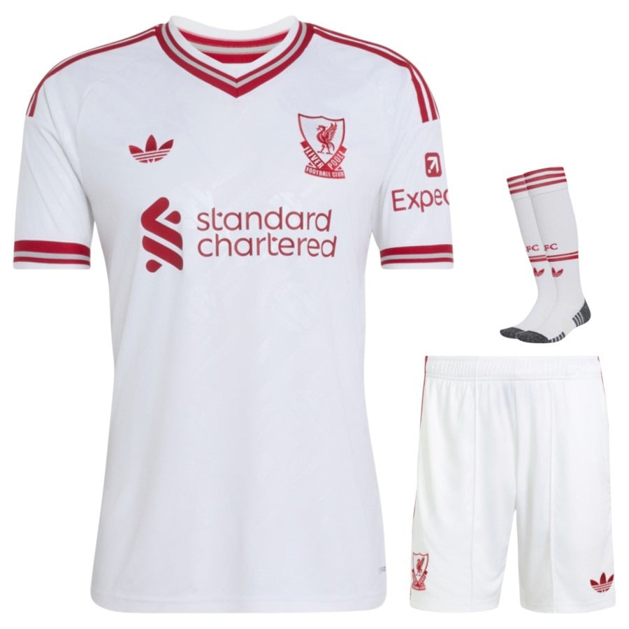 Maillot Liverpool 2026 2027 Pas Cher Maillot Kit Enfant - 90+3 - Maillot de Foot Pas Cher