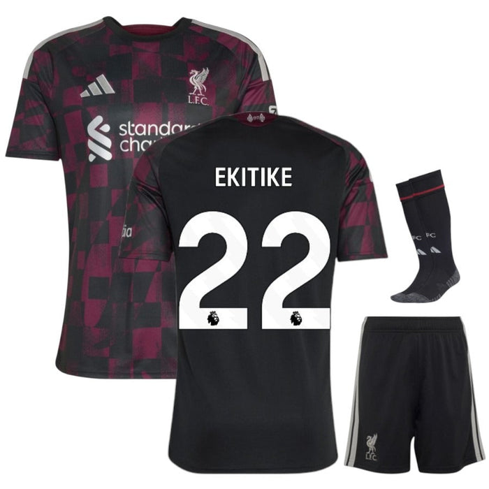 Kit Enfant Liverpool Ekitike 2026 2027 Pas Cher - 90+3 | Maillot de Foot Enfant Pas Cher 2026 2027
