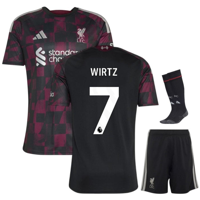 Kit Enfant Liverpool Wirtz 2026 2027 Pas Cher - 90+3 | Maillot de Foot Enfant Pas Cher 2026 2027
