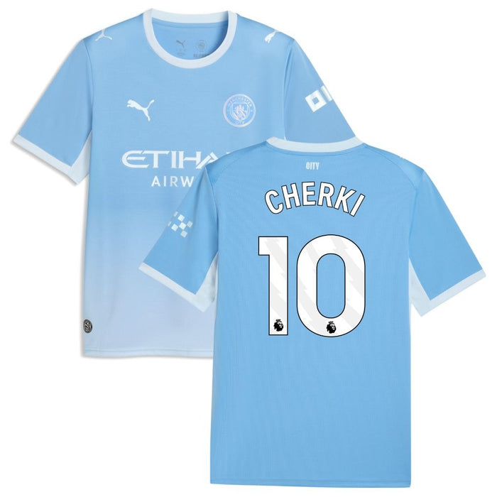 Maillot Manchester City Cherki Domicile Homme 2026 2027 Pas Cher - 90+3 | Maillot de Foot Pas Cher 2026 2027