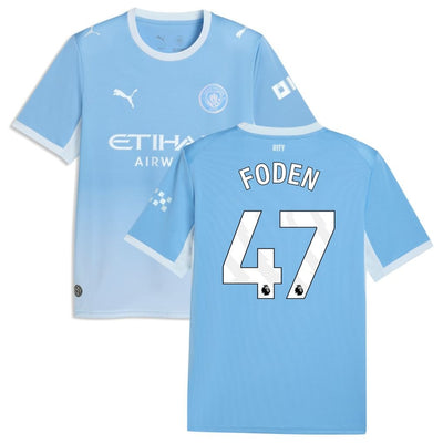 Maillot Manchester City Foden Domicile Homme 2026 2027 Pas Cher - 90+3 | Maillot de Foot Pas Cher 2026 2027