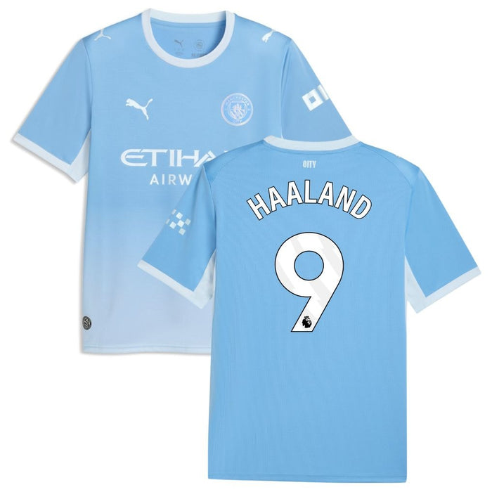 Maillot Manchester City Haaland Domicile Homme 2026 2027 Pas Cher - 90+3 | Maillot de Foot Pas Cher 2026 2027
