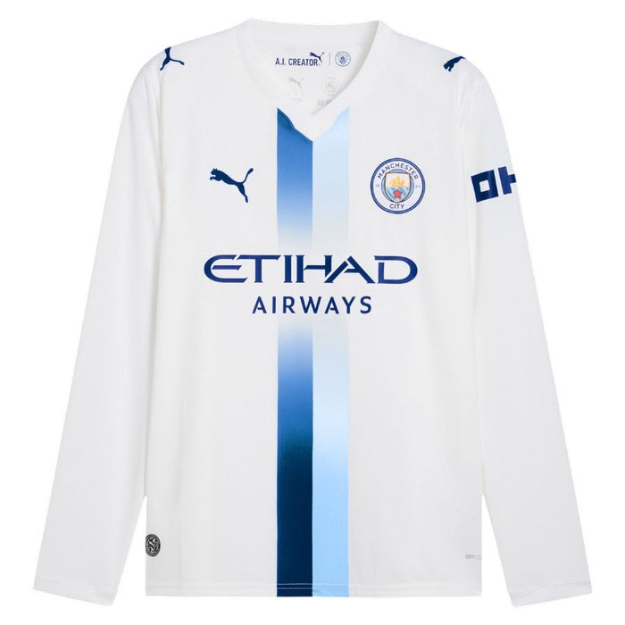 Maillot Manchester City Manches Longues Homme 2026 2027 Pas Cher - 90+3 | Maillot Foot Manches Longues Pas Cher
