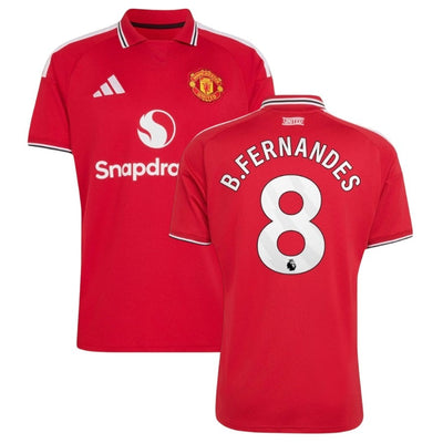 Maillot Manchester United Fernandes Domicile Homme 2026 2027 Pas Cher - 90+3 | Maillot de Foot Pas Cher 2026 2027