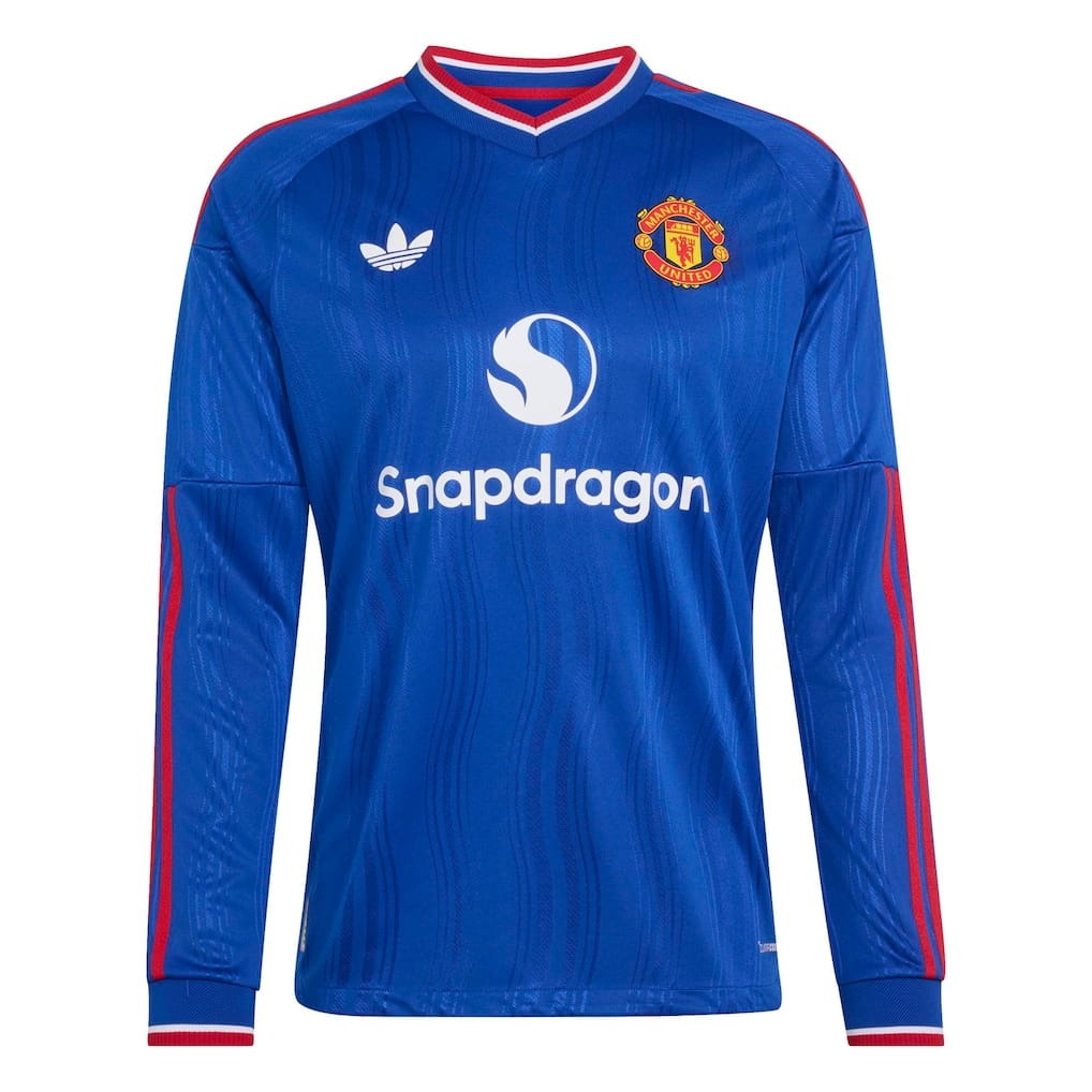 Maillot Manchester United 2026 2027 Pas Cher Maillot Manche Longue - 90+3 - Maillot de Foot Pas Cher