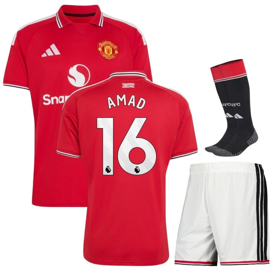 Maillot Manchester United Amad 2026 2027 Pas Cher Maillot Kit Enfant - 90+3 - Maillot de Foot Pas Cher