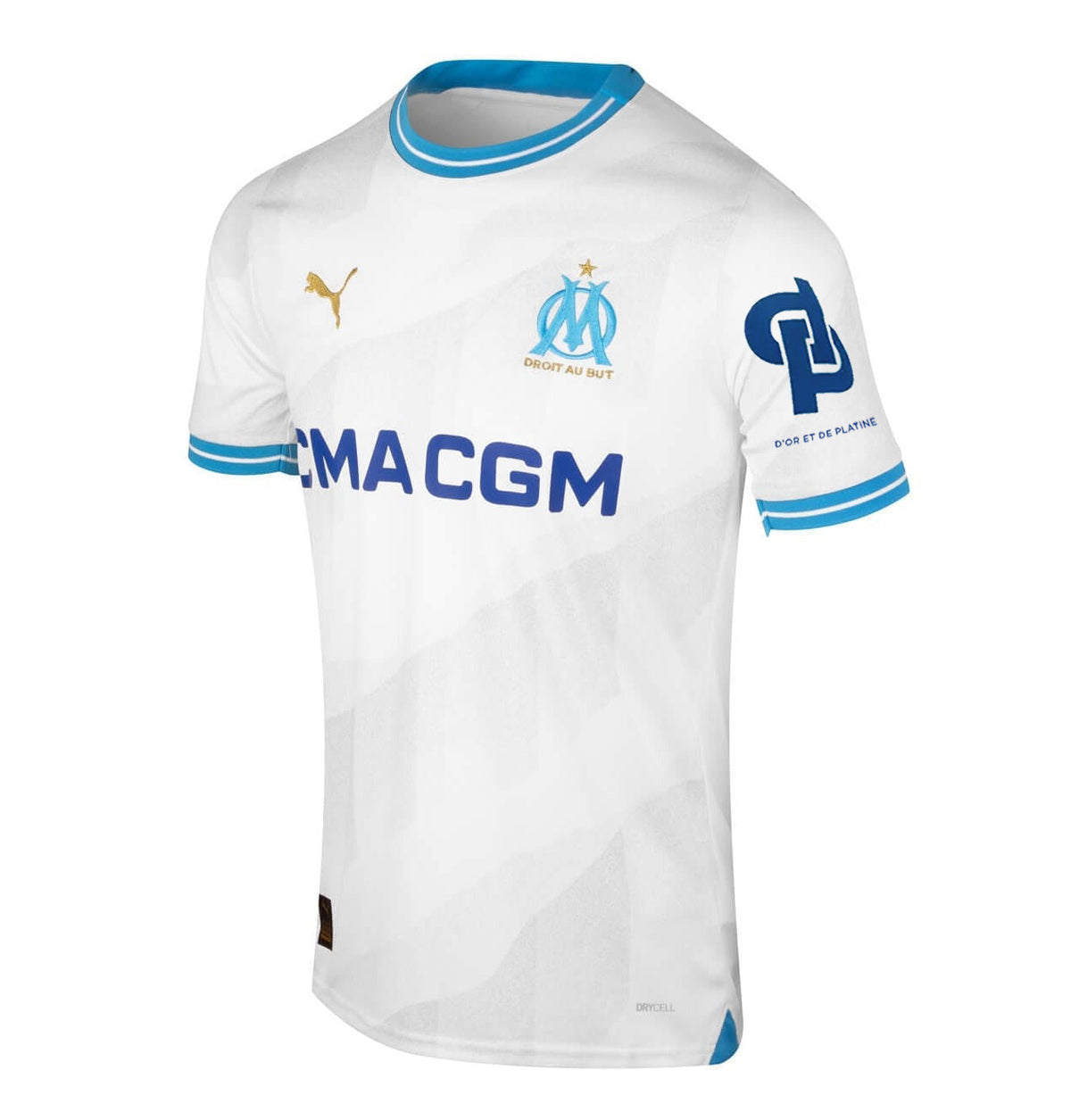 Maillot Marseille Jul D&P 2026 2027 Pas Cher Maillot Homme - 90+3 - Maillot de Foot Pas Cher