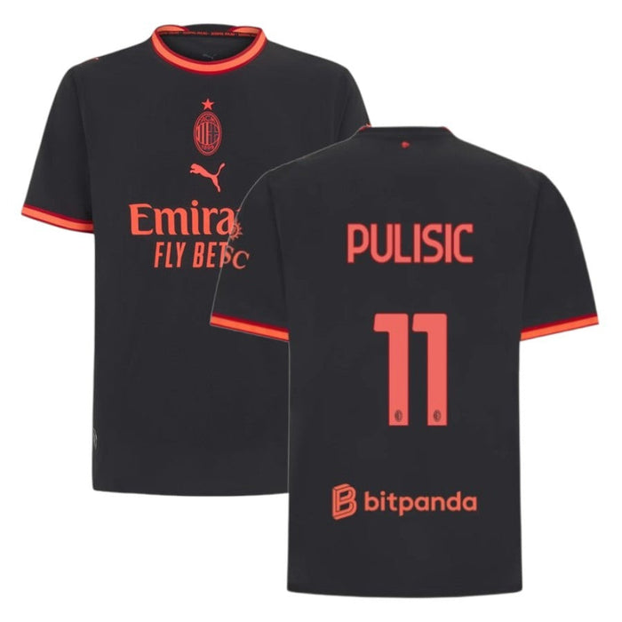Maillot Milan AC Pulisic Third Homme 2026 2027 Pas Cher - 90+3 | Maillot de Foot Pas Cher