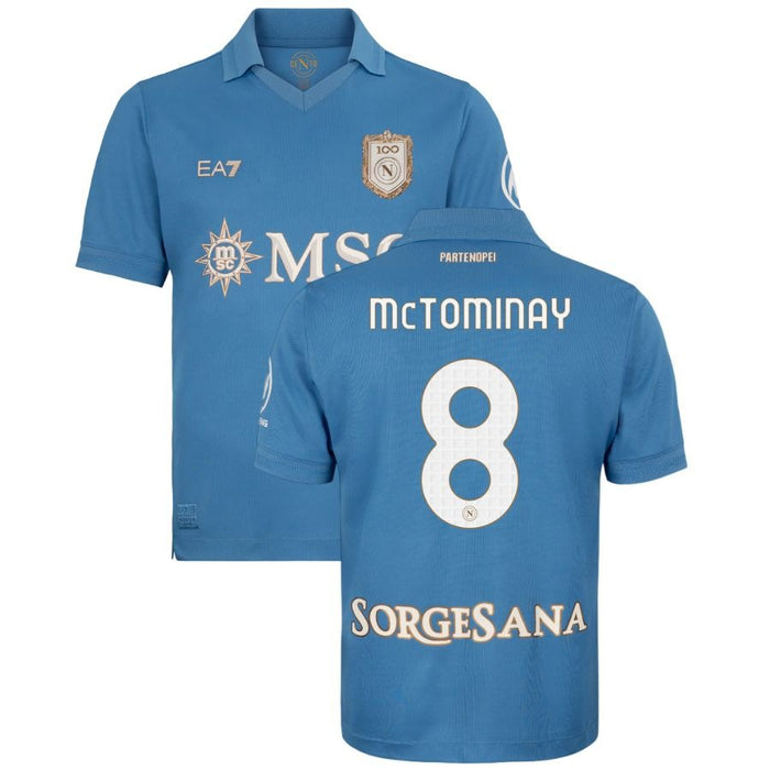 Maillot Naples McTominay Domicile Homme 2026 2027 Pas Cher - 90+3 | Maillot de Foot Pas Cher 2026 2027