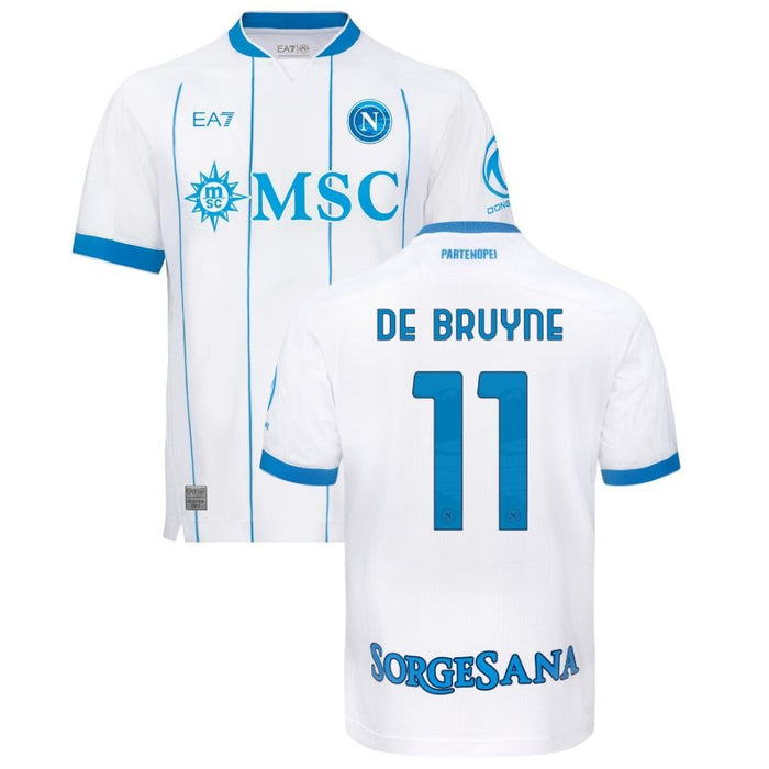 Maillot Naples De Bruyne Extérieur Homme 2026 2027 Pas Cher - 90+3 | Maillot de Foot Pas Cher 2026 2027