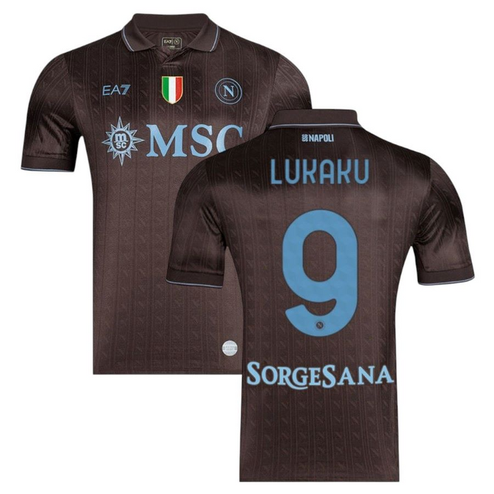 Maillot Naples Lukaku Third Homme 2026 2027 Pas Cher - 90+3 | Maillot de Foot Pas Cher