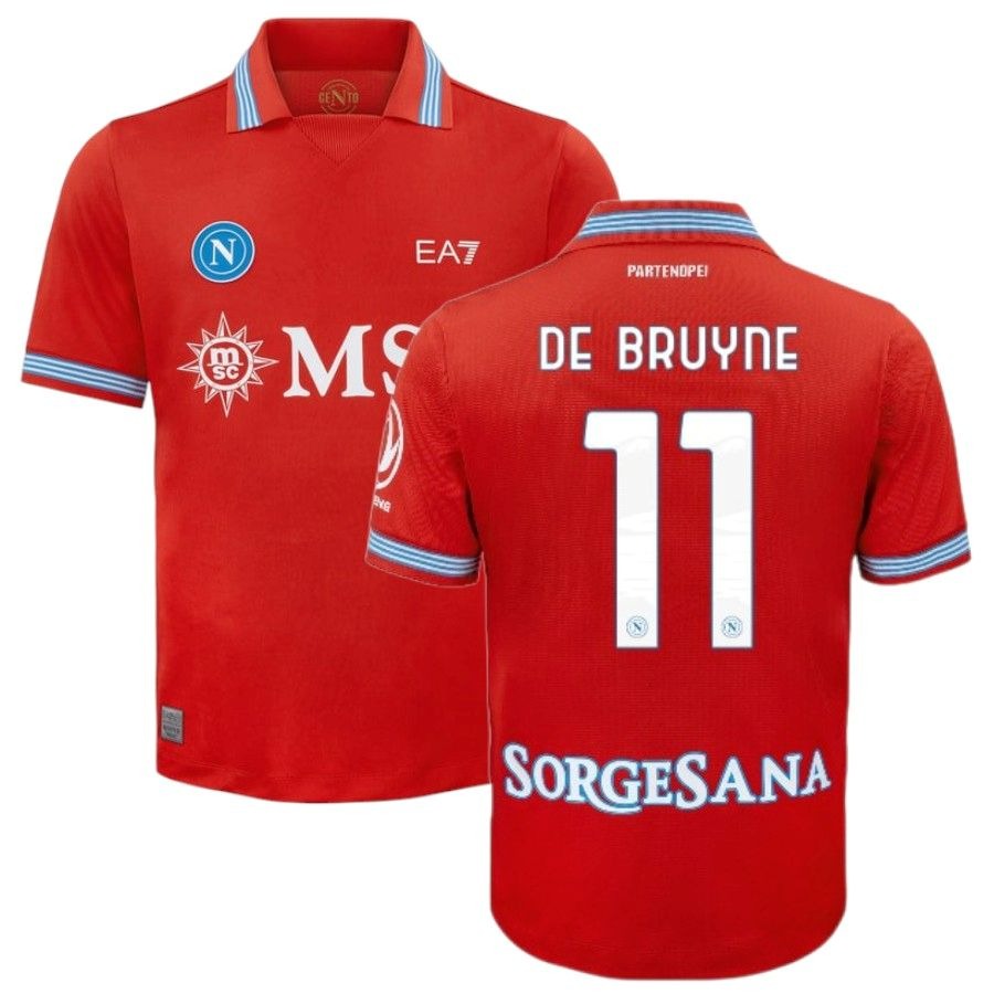 Maillot Naples De Bruyne 2026 2027 Pas Cher Maillot Homme - 90+3 - Maillot de Foot Pas Cher