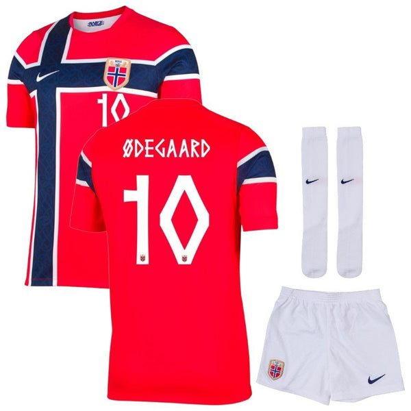 Maillot Norvege Odegaard 2026 2027 Pas Cher Maillot Kit Enfant - 90+3 - Maillot de Foot Pas Cher