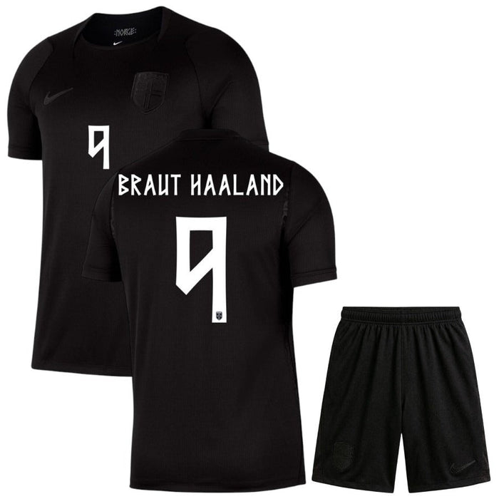 Kit Enfant Norvege Braut Haaland 2026 2027 Pas Cher - 90+3 | Maillot de Foot Enfant Pas Cher 2026 2027