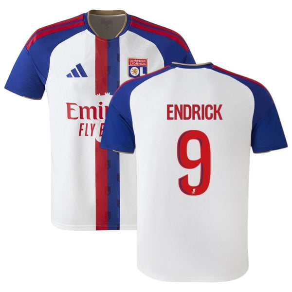 Maillot Lyon OL Endrick 2026 2027 Pas Cher Maillot Homme - 90+3 - Maillot de Foot Pas Cher