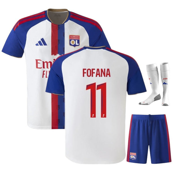 Maillot Lyon OL Fofana 2026 2027 Pas Cher Maillot Kit Enfant - 90+3 - Maillot de Foot Pas Cher