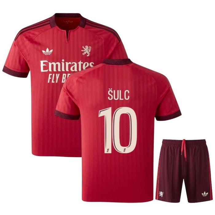 Kit Enfant Lyon OL Sulc 2026 2027 Pas Cher - 90+3 | Maillot de Foot Enfant Pas Cher 2026 2027