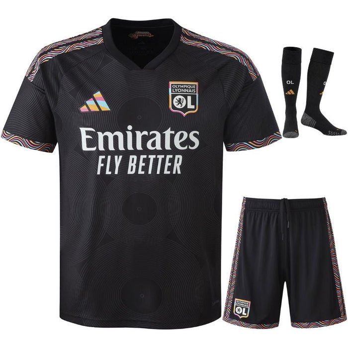 Kit Enfant Lyon OL 2026 2027 Pas Cher - 90+3 | Maillot de Foot Enfant Pas Cher 2026 2027