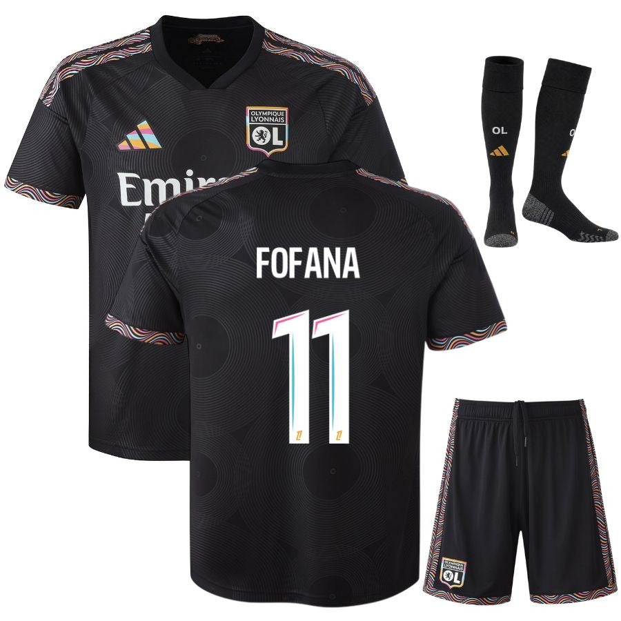 Maillot Lyon OL Fofana 2026 2027 Pas Cher Maillot Kit Enfant - 90+3 - Maillot de Foot Pas Cher