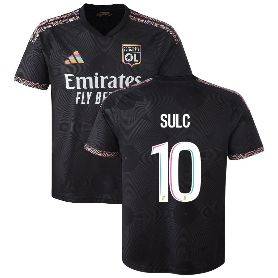 Maillot Lyon OL Sulc 2026 2027 Pas Cher Maillot Homme - 90+3 - Maillot de Foot Pas Cher