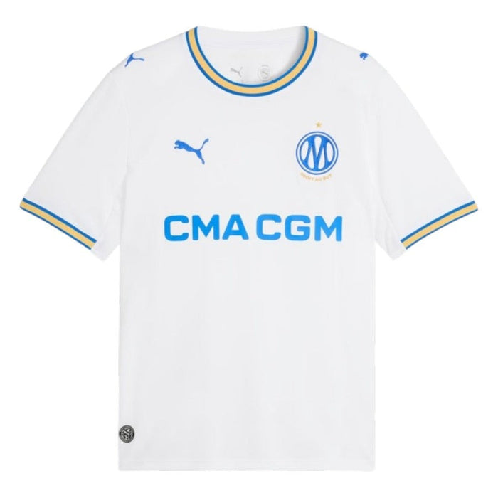 Maillot Marseille OM Domicile Homme 2026 2027 Pas Cher - 90+3 | Maillot de Foot Pas Cher 2026 2027