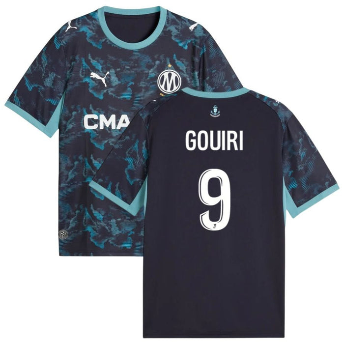 Maillot Marseille OM Gouiri Extérieur Homme 2026 2027 Pas Cher - 90+3 | Maillot de Foot Pas Cher 2026 2027