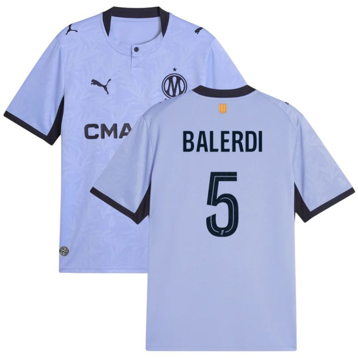 Maillot Marseille OM Balerdi Third Homme 2026 2027 Pas Cher - 90+3 | Maillot de Foot Pas Cher