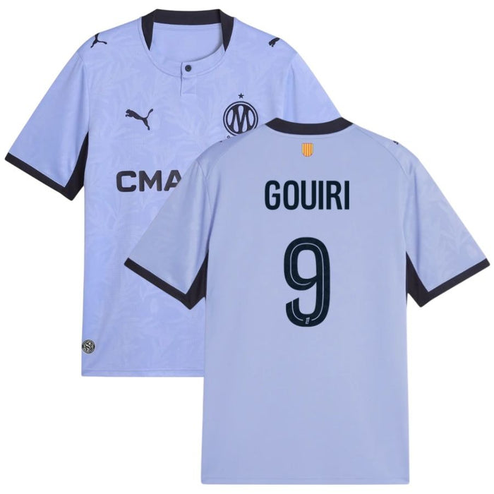 Maillot Marseille OM Gouiri Third Homme 2026 2027 Pas Cher - 90+3 | Maillot de Foot Pas Cher