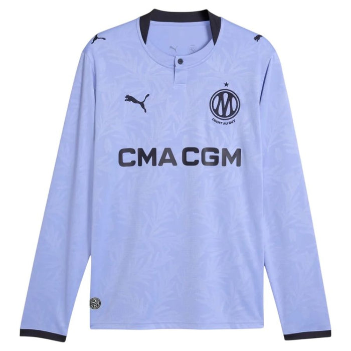 Maillot Marseille OM Manches Longues Homme 2026 2027 Pas Cher - 90+3 | Maillot Foot Manches Longues Pas Cher