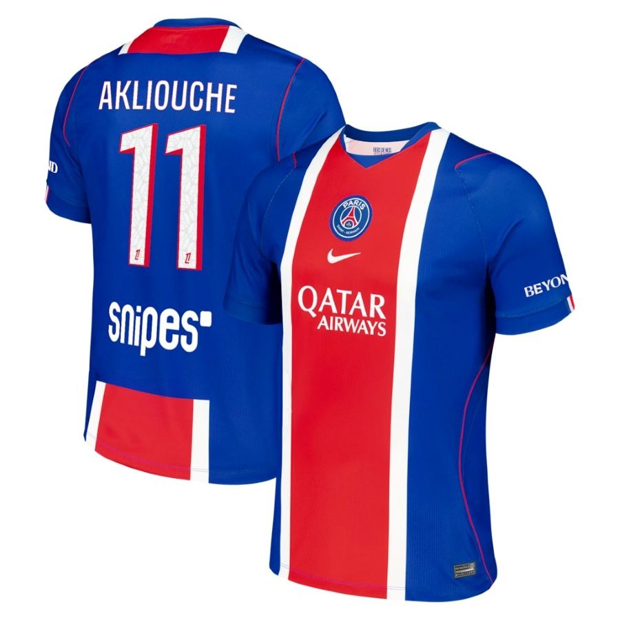Maillot PSG Akliouche 2026 2027 Pas Cher Maillot Homme - 90+3 - Maillot de Foot Pas Cher