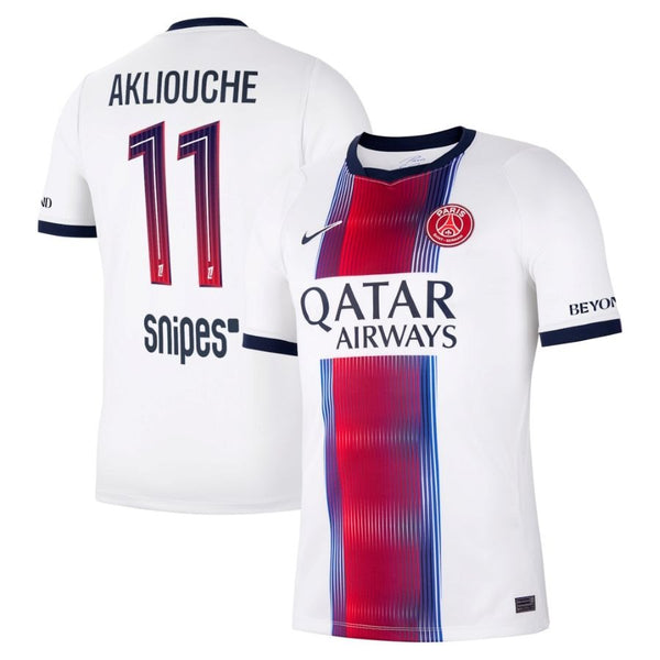 Maillot PSG Akliouche 2026 2027 Pas Cher Maillot Homme - 90+3 - Maillot de Foot Pas Cher