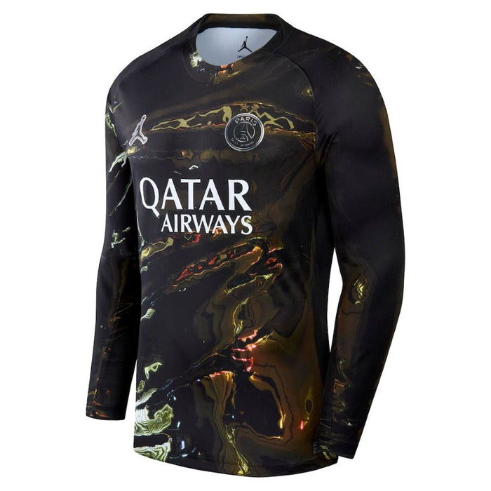 Maillot PSG 2 étoile Jordan Edition Night Manches Longues Homme 2026 2027 Pas Cher - 90+3 | Maillot Foot Manches Longues Pas Cher