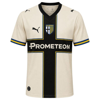 Maillot Parme Calcio 1913 Domicile Homme 2026 2027 Pas Cher - 90+3 | Maillot de Foot Pas Cher 2026 2027