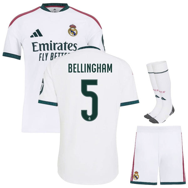 Maillot Real Madrid Bellingham 2026 2027 Pas Cher Maillot Kit Enfant - 90+3 - Maillot de Foot Pas Cher