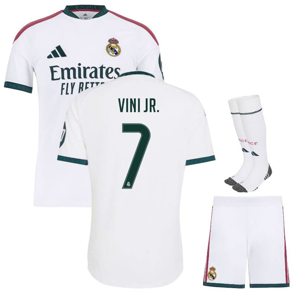 Maillot Real Madrid Vini Jr 2026 2027 Pas Cher Maillot Kit Enfant - 90+3 - Maillot de Foot Pas Cher